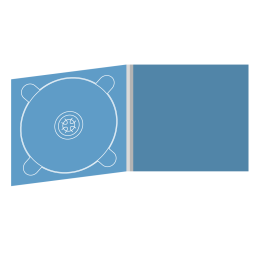 Digipack CD 4 полосы 1 трей (слева)