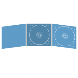 Digipack CD 6 полос 2 трея (центр / справа)