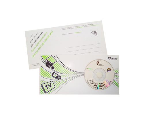 Картонный конверт miniiCD со спайдером. Advector