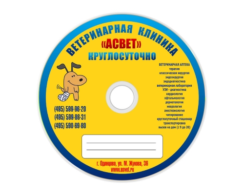 Печать на CD-R дисках (Термоофсет)