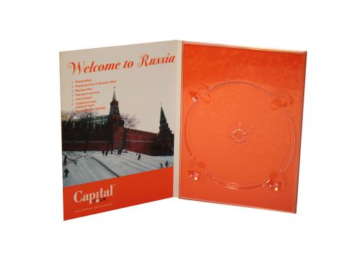 Диджипак DVD 4 полосы 1 трей.  Capital tour - Welcom to Russia