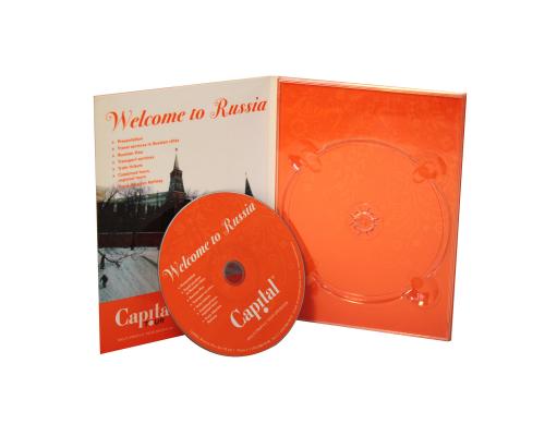 Диджипак DVD 4 полосы 1 трей.  Capital tour - Welcom to Russia