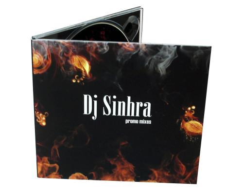 Диджипак CD 4 полосы 2 трея. DJ Sinhra