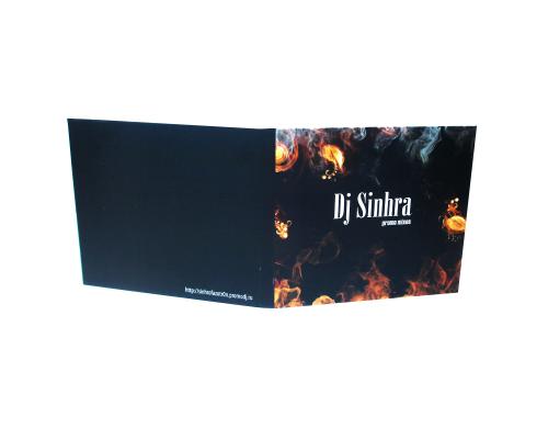 Диджипак CD 4 полосы 2 трея. DJ Sinhra