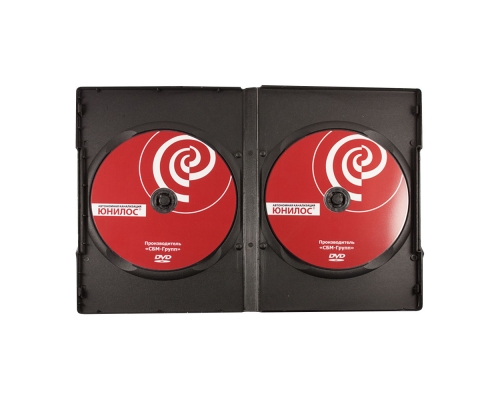 Amarey Box DVD черный (14mm) на 2 диска 
