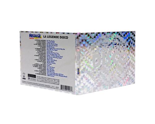 Диджипак CD 4 полосы 1 трей, Хромолюкс (металлизированный картон), Шелкография. Nostalgie
