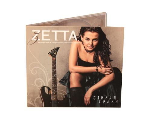 Диджипак CD 4 полосы 1 трей. Zetta